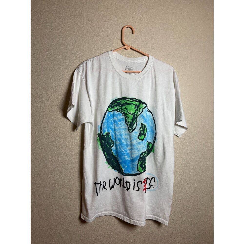 After School Special Mens The world is yours T-shirt size M White